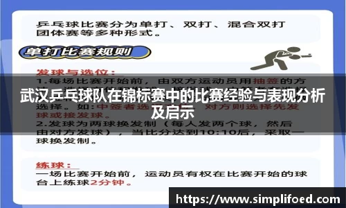 武汉乒乓球队在锦标赛中的比赛经验与表现分析及启示
